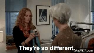 devil wears prada fashion montage gif|devil wears Prada drizzling gif.